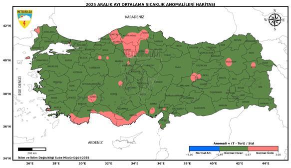 Son 55 yılın en sıcak 12nci aralık ayı yaşandı