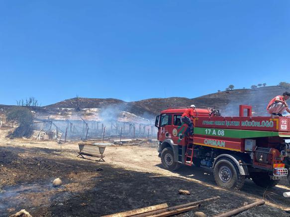 Çanakkalede maki yangını kontrol altında