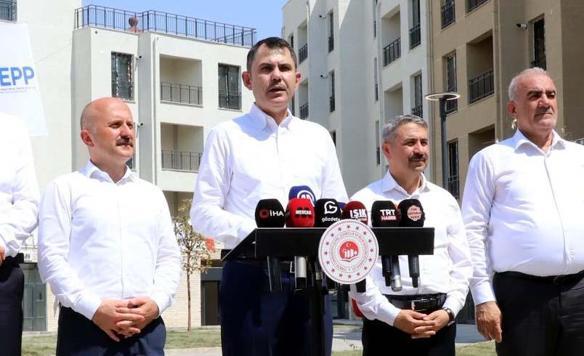 Bakan Kurum: 300 bininci konutumuzu eylülde teslim edeceğiz