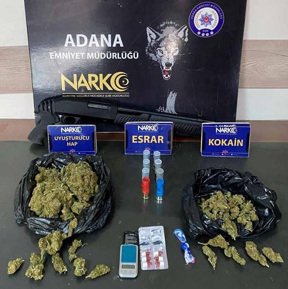 Evinde uyuşturucuyla yakalanan şüpheli tutuklandı