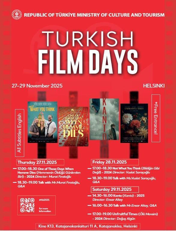 Helsinki 6ncı Türk Film Günleri başlıyor