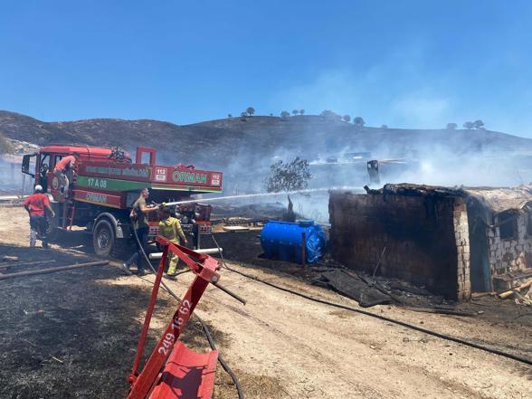 Çanakkalede maki yangını kontrol altında