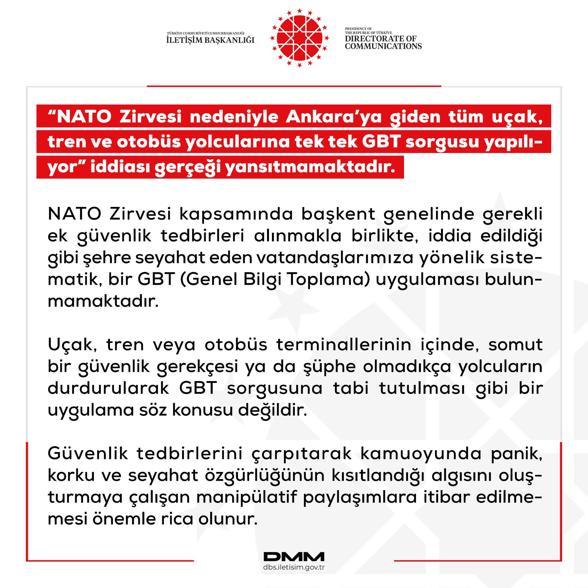 DMMden GBT sorgusu açıklaması