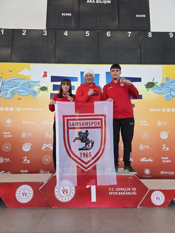 Samsunspor Bocce Takımı, Türkiye Şampiyonası’ndan derecelerle döndü