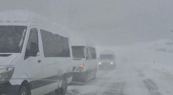 Ordunun yükseklerinde yoğun kar yağışı