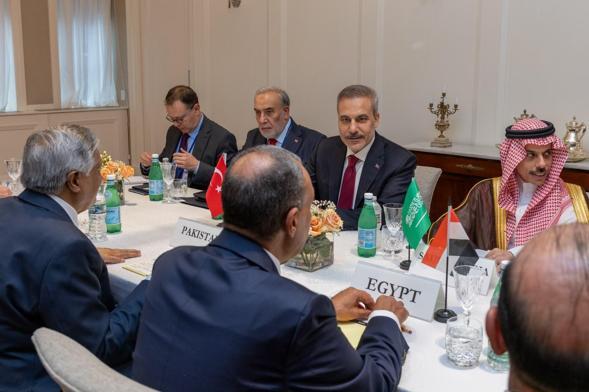 Bakan Fidan, Türkiye-Mısır-Pakistan-Suudi Arabistan Dışişleri Bakanları Toplantısı’na katıldı
