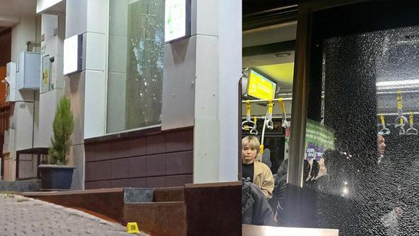 Küçükçekmece'de otele uzun namlulu silahla saldırı; seken mermi metrobüse  isabet etti - Gündem Haberleri