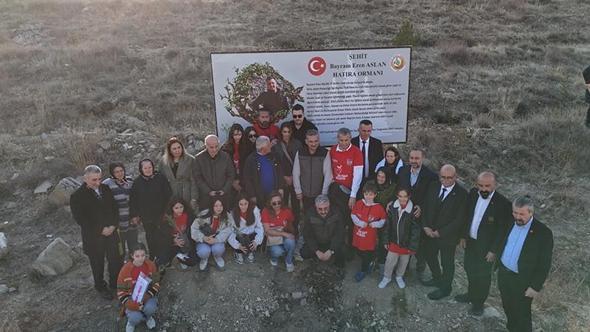 Ankara'da orman şehidi Onarıcı ve Arslan için hatıra ormanı