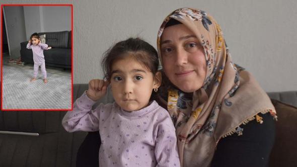 4 yaşındaki SMA'lı Cennet Su, ilk adımlarını attı