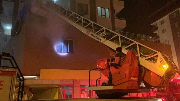 Rize’de depoda çıkan yangın söndürüldü