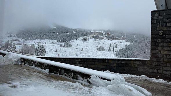 Uludağ’da kar kalınlığı 18 santimetreye ulaştı