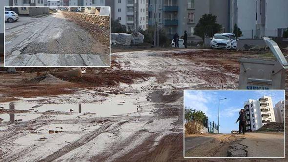 Her yağmurda çökme yaşanıp, çukurlar oluşan yollar için çözüm isteği