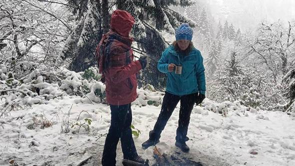 Rize’nin yüksekleri beyaza büründü