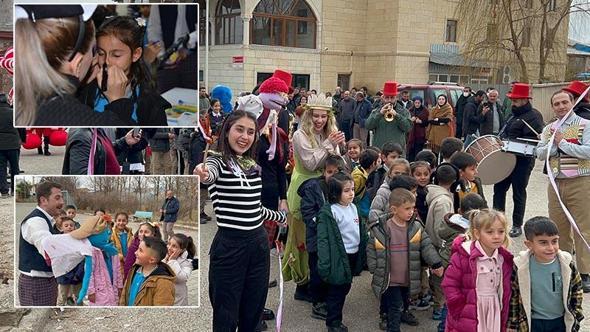 Erzurum Devlet Tiyatrosu, kırsaldaki öğrencileri tiyatroyla buluşturdu