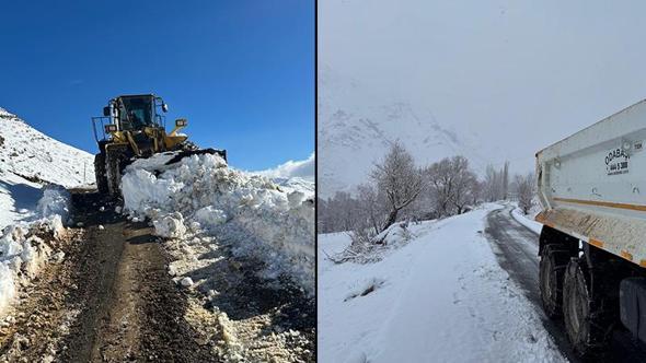 Şırnak’ta kar kalınlığı 1 metreyi aştı