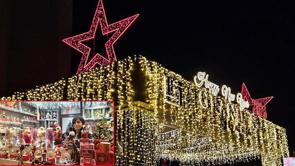 Antalya'da Noel ve yılbaşı renkliliği