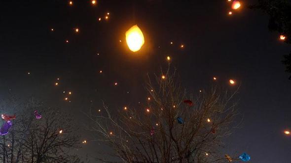 Konya'da 'şivlilik' öncesi fener alayı coşkusu