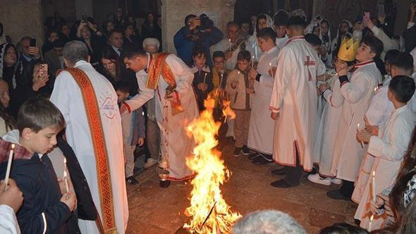 Mardin’de Süryaniler, Doğuş Bayramı’nı kutladı