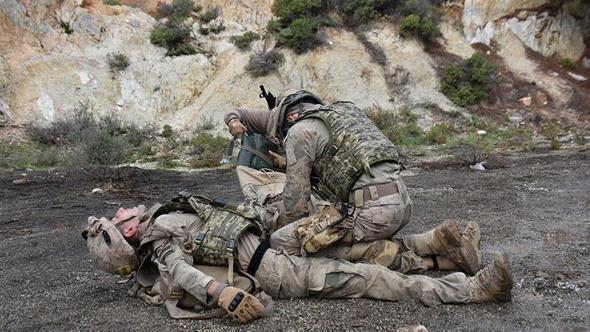 Jandarma Komando Özel Harekat birlikleri, ‘Savaşçı Yarışması'nda mücadele ediyor