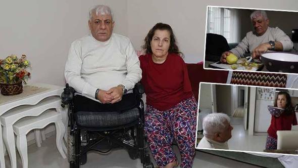 Bedensel engelli çift, birbirine ‘el ve ayak’ oldu