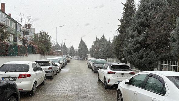 Eskişehir’de kar yağışı