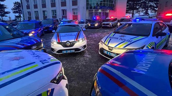 Nevşehir’de emniyet ve jandarmaya 184 yeni araç hizmete alındı