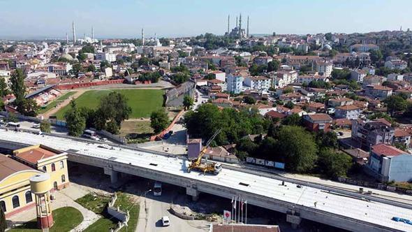 Halkalı-Kapıkule Hızlı Tren Hattı'nda Edirne etabının yüzde 98'i tamamlandı