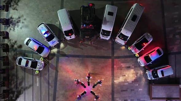 Aydın’da emniyetten ay yıldızlı görsel