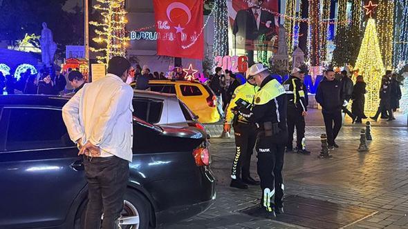 Bodrum’da yılın ilk trafik cezası alkollü sürücüye