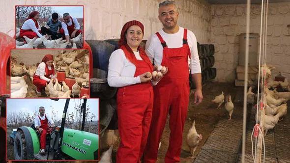 Şehir yaşamından sıkılan çift, 10 dönümlük çiftlik kurup doğal hayata döndü