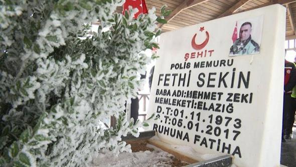 Şehit Fethi Sekin, Elazığ’da kabri başında anıldı