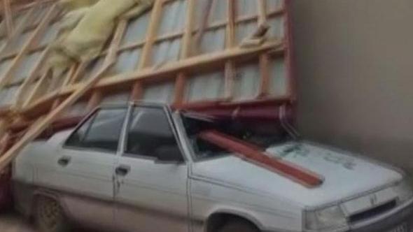 Konya'da fırtına etkili oldu