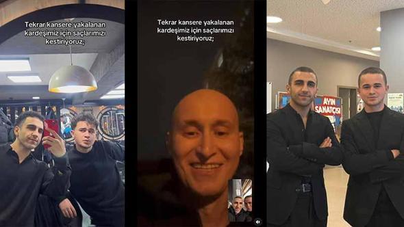 Lösemili arkadaşlarına destek için saçlarını kestirdiler