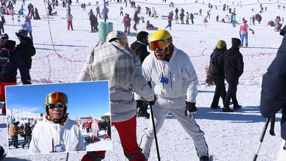 Erciyes’in ‘efsane hocası’ 40 yıldır kayak eğitmenliği yapıyor