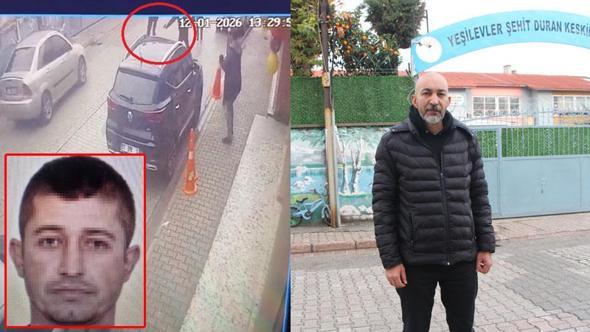 Çocuğunun eski öğretmenini darbedip, tabancayla ateş eden şüphelinin 20 suç kaydı varmış
