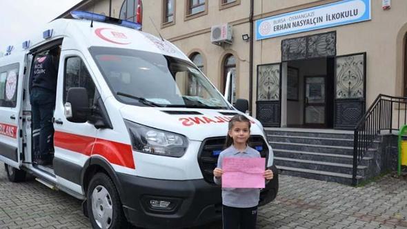 Yağmur'un en büyük hayali, karne hediyesi oldu