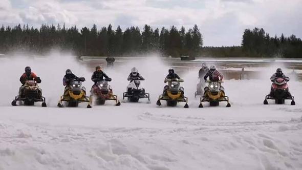 Rize’de Dünya Kar Motosikleti Şampiyonası’nın lansmanı gerçekleştirildi