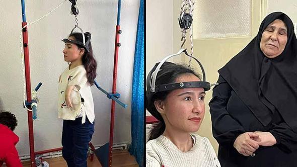 Doğuştan elleri gelişmeyen Kader, hayata ayakları ile tutunuyor