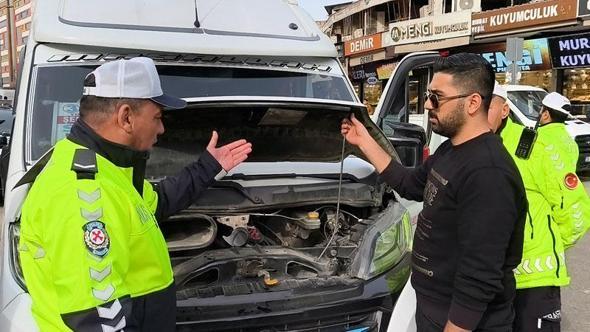 28 sürücüye toplam 116 bin 976 lira ceza kesildi