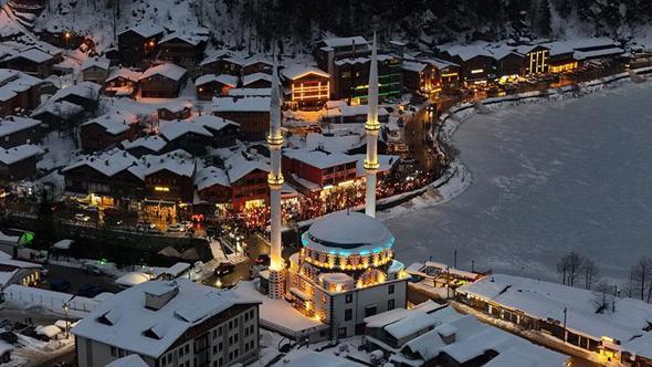 Uzungöl Kış Festivali’ne 'Kalandar' geleneğiyle start verildi