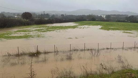 Çanakkale'de sağanak etkili oldu