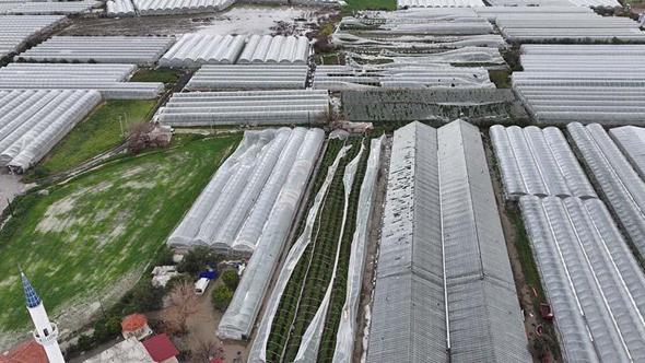 Seydikemer’de hortum, fırtına ve dolu seraları vurdu: 100 dönüm zarar