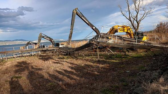 Sapanca Gölü kıyısındaki tüm kaçak yapılar kaldırıldı