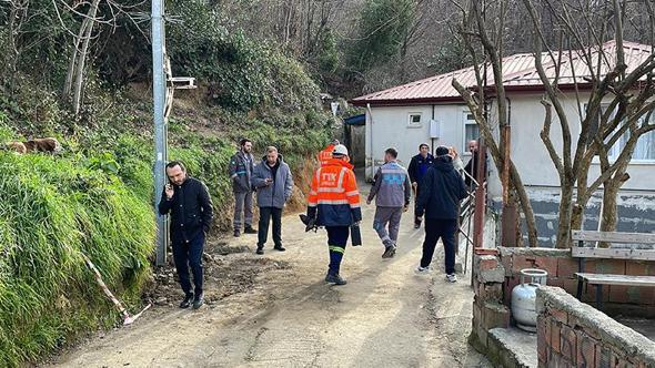 Evin bahçesinde doğal gaz kaçağına bakılırken, metan gazı tespit edildi