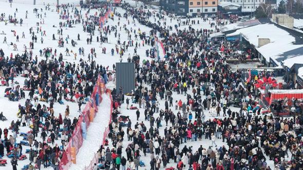 Erciyes, sömestirde 1,2 milyon ziyaretçi ağırladı