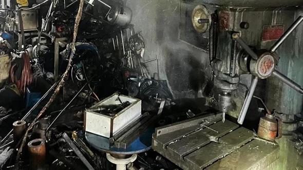 Torna tesviye atölyesi yandı