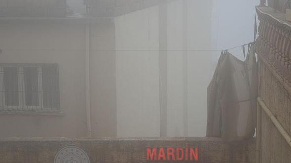 Mardin’de yoğun sis; görüş mesafesi 15 metreye düştü