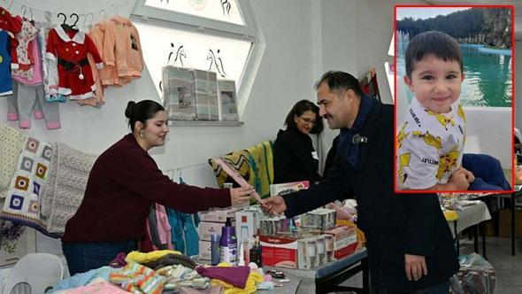 Manisa'da 4 yaşındaki DMD hastası Rahmi Kerem için kermes