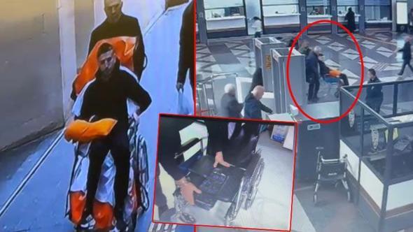 Adliyede 2 sanığı öldürüp, jandarmayı şehit ettiği silahı tekerlekli sandalyenin tuvaletine gizlemiş