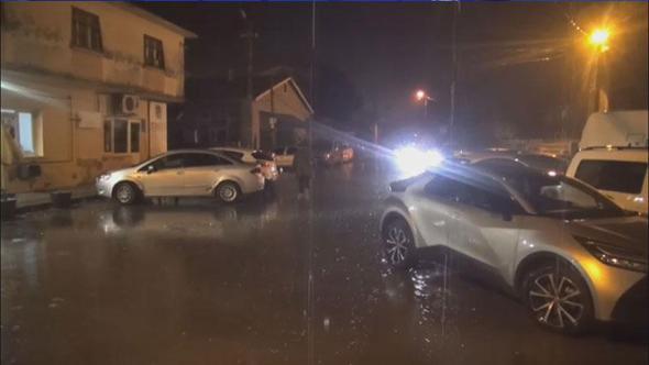 Silivri'de sağanak etkili oldu
